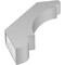 Ekena Millwork 3 1/2-in. W x 22-in. D x 30-in. H Olympic Architectural Grade PVC Knee Brace BRCP035X22X30OLY - alternate 6